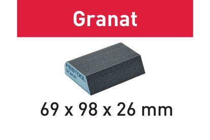 Picture of Abrasive sponge Granat 69x98x26 120 CO GR/6
